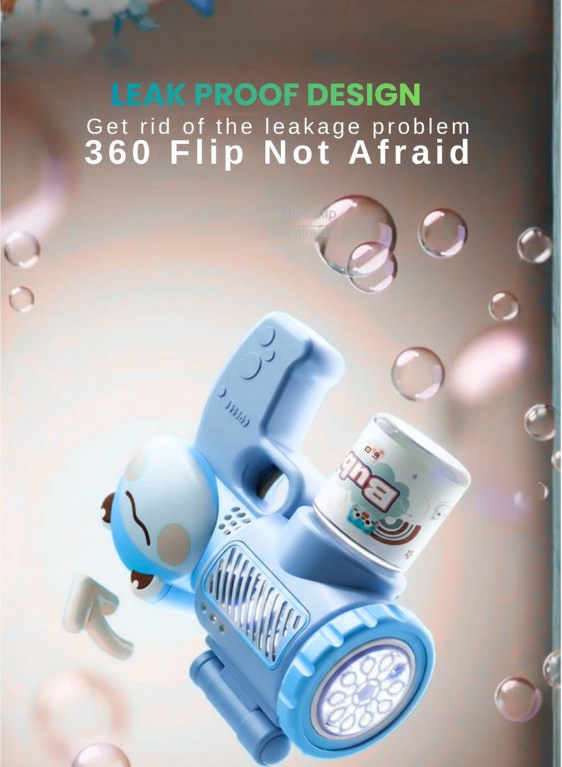 vexa pro Rechargeable Bubble Gun for Kids, Electric Bubble Machine with Bubble Liquid Bottle, Multi-Hole Design - Image 4